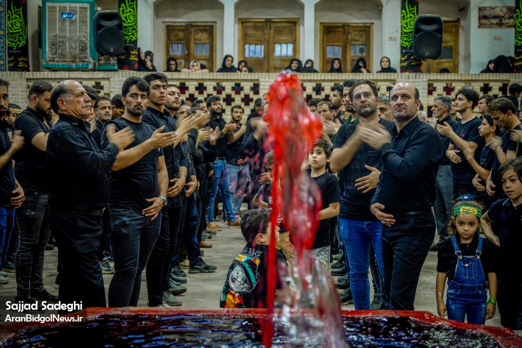 گزارش تصویری از عزاداری هیئت علی بن موسی الرضا در یازدهم محرم (بخش دوم)